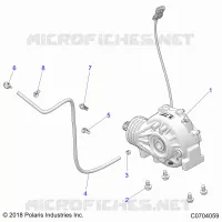 DRIVE TRAIN, FRONT MONTAJE DE ENGRANAJES