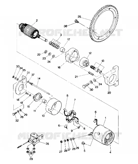 MOTOR DE ARRANQUE  Sprint E/S (4914151415037A)