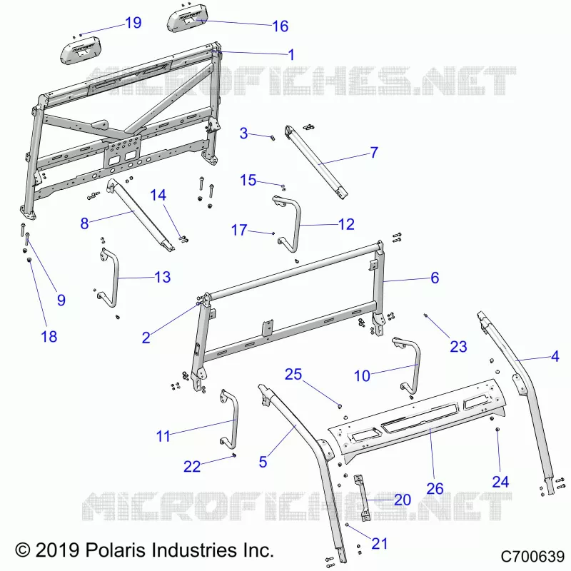 CHASSIS, CAB BASTIDOR