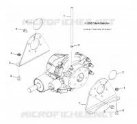 CAJA DE ENGRANAJES, MOUNTING, REAR (BUILT BEFORE 1/15/07)