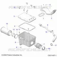 ENGINE, TOMA DE AIRE SYSTEM