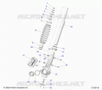 SUSPENSION, PUNTAL DELANTERO