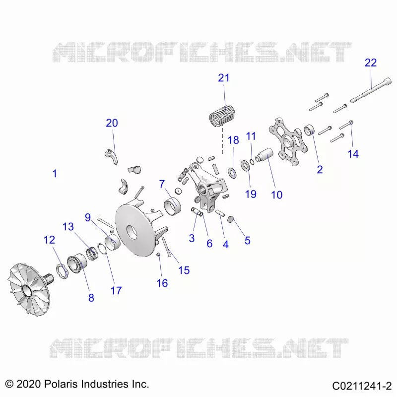 TREN, PRIMARY CLUTCH