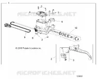 FRENO FRONTAL BRAKE LEVER AND MASTER CYLINDER