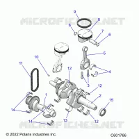 ENGINE, BALANCE SHAFT, CIGUEÑAL/PISTON
