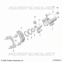 BRAKES, PINZA TRASERA