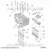ENGINE, CULATA AND VALVES