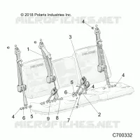 ASIENTO BELT AND MOUNTING