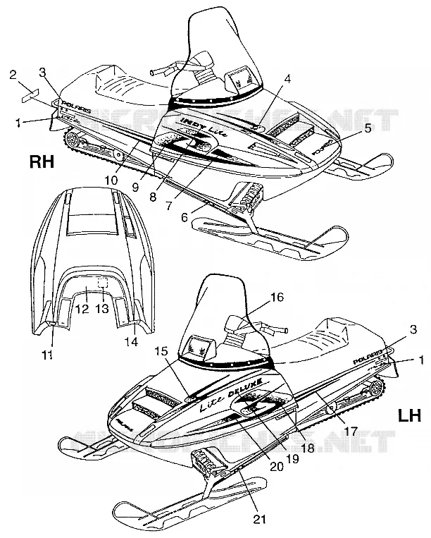 ETIQUETAS LITE 0973433 and LITE DELUXE 0973431 (4938273827A011)