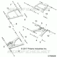 SUSPENSION TRASERA CONTROL ARMS