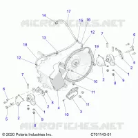 TREN, GEARCASE, MAIN, MOUNTING