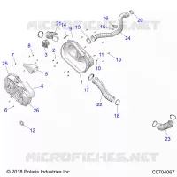 TREN, CLUTCH COVER AND DUCTING