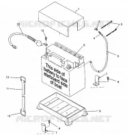 CAJA DE BATERIA SL 780 B964087 and  Intl. SL 780 I964087 (4935523552B006)