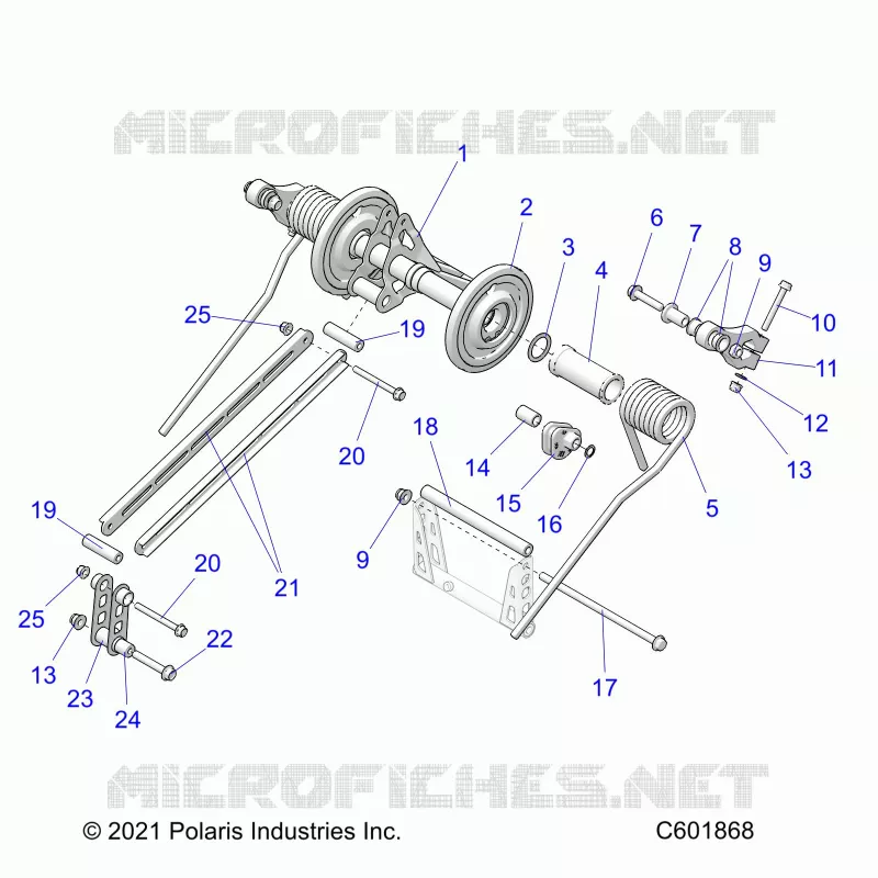 SUSPENSION, TRASERO ARM PAR