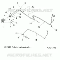 BRAKES, FRENO TRASERO LINES
