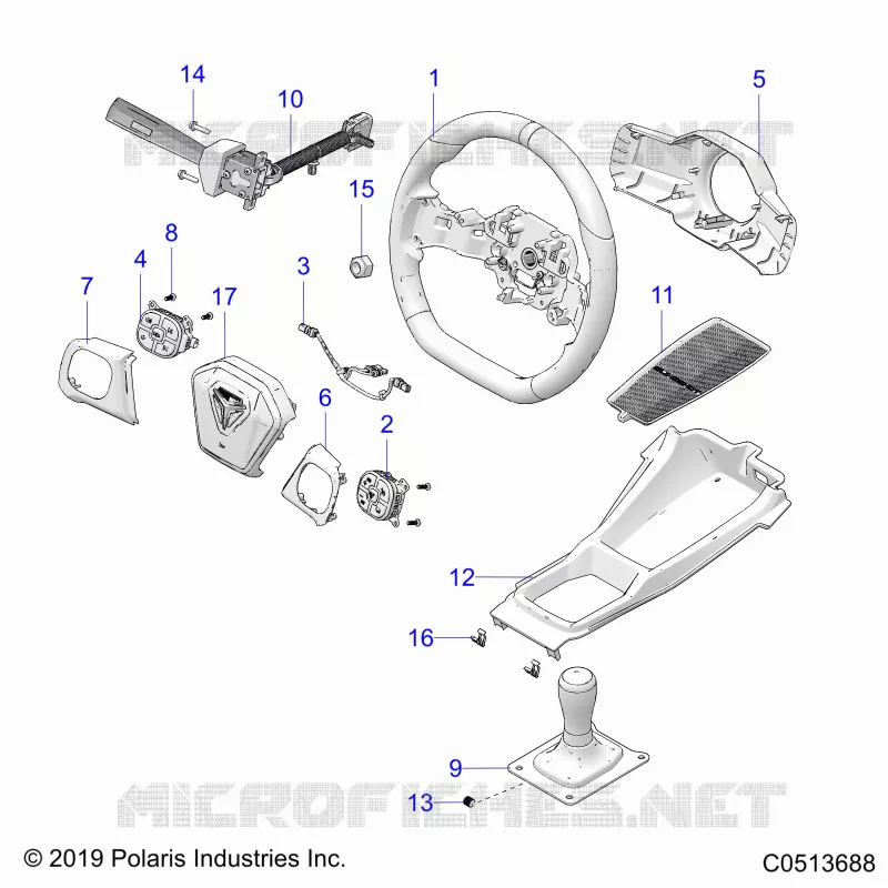 CONTROLS, HAND CONTROLS MANUAL- T23AAFGB/HB/PGD/HD/RGB/HB ALL OPCIONES (C0513688)