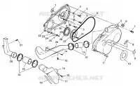 tapa del embrague XPRESS 300 W98CA28C (4945364536C001)