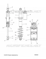 SUSPENSION, SHOCK TRASERO TRACK