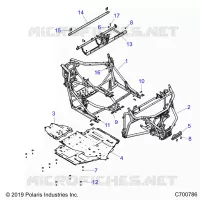 CHASSIS, MAIN FRAME AND ESQUÃD PLATES
