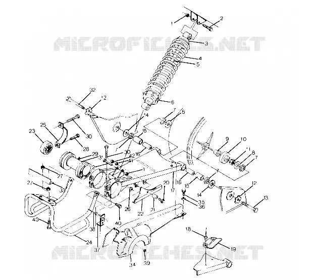 BRAZO OSCILANTE WELDMENT (MIDDLE) (4915951595026A)