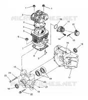 CAJA DEL CIGÜEÑAL and CILINDRO STARLITE GT / 0933127 (4923232323028A)