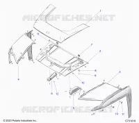 CAPUCHA AND FRONT FENDERS