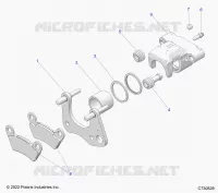 BRAKES, PINZA FRENO TRASEIRA