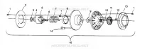 accionado de embrague 500 EFI 0963774 and EUROPEAN 500 EFI E963774 (4936183618C001)