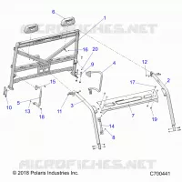 CHASSIS, CAB BASTIDOR