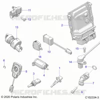ELECTRICA, SWITCHES, SENSORS, ECU AND CONTROL MODULES