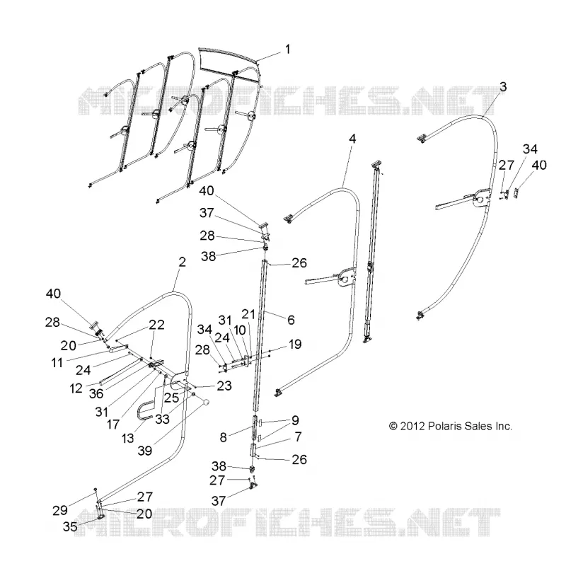 OPCIONES, DOOR BASTIDORD CANVAS 6 PASSENGER