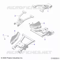 SUSPENSION TRASERA CONTROL ARMS