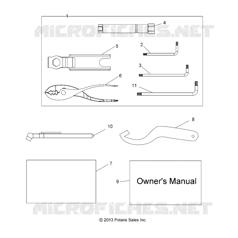 REFERENCES, KIT DE HERRAMIENTA and EL MANUAL DEL PROPIETARIO