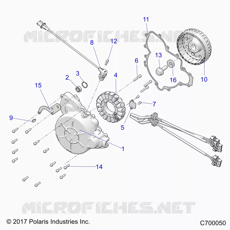 ENGINE, STATOR AND FLYRUEDA