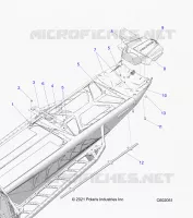 CHASIS, REAR, MISC. COVERS AND SNOWFLAP