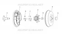 RUEDAS, COMPONENTS, END, LEFT REAR