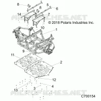 CHASSIS, MARCO PRINCIPAL AND SKID PLATES