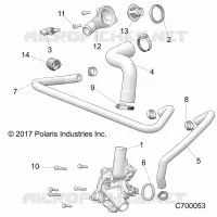 MOTOR, WATERPUMP AND BYPASS