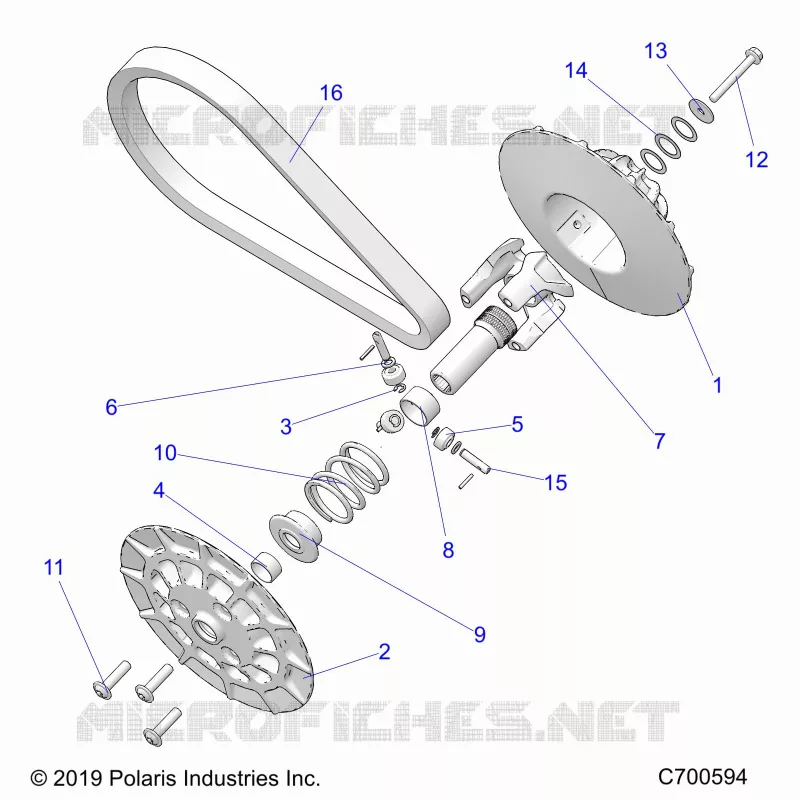 TREN, SECONDARY CLUTCH