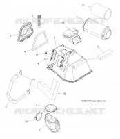 MOTOR, TOMA DE AIRE (BUILT 10/23/10 AND AFTER)
