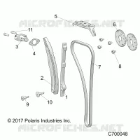 LA CADENA DE LEVAS AND TENSIONER