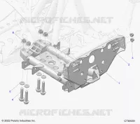 CHASIS, MOUNTING, FRONT GEARCASE