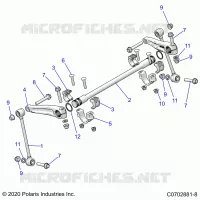 SUSPENSION, FRONT BARRA ESTABILIZADORA
