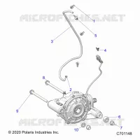 TREN, FRONT GEARCASE MOUNTING