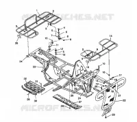 PARACHOQUES / TRANSPORTIN MOUNTING 2X4 350L W937539 (4924032403003A)