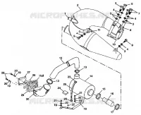 SISTEMA DE ESCAPE SL 900 B974091 and SL 1050 B974090 (4940974097B007)