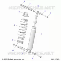 SUSPENSION, CHOQUE FRONTAL