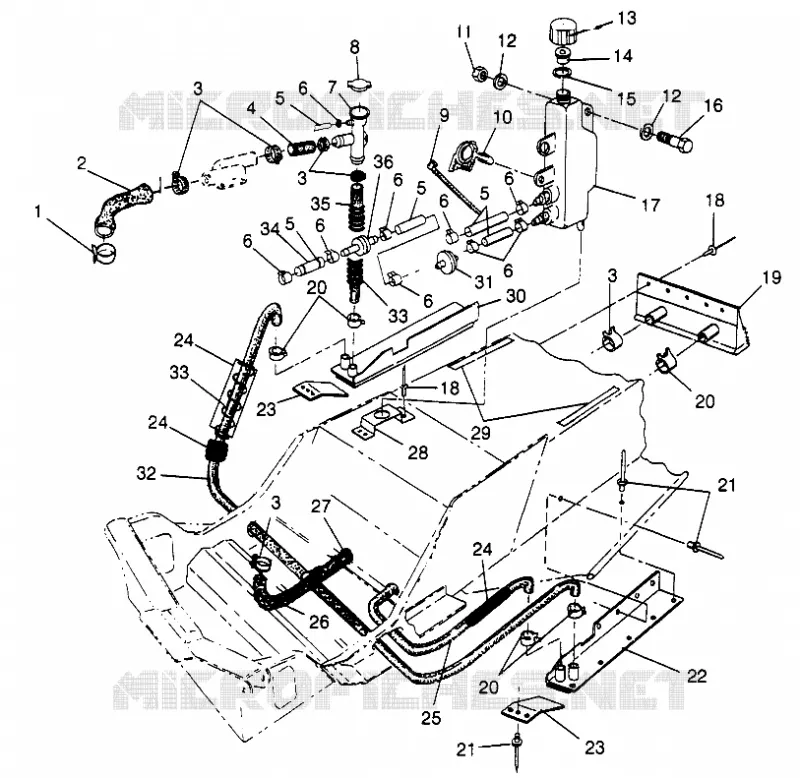 SISTEMA DE REFRIGERACIÓN 600 XC 0971776 and EUROPEAN 600 XC E971776 (4937933793B003)