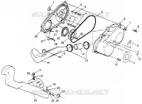 tapa del embrague (SPORT) Sport 400L W97BA38C (4940124012C005)