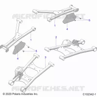 SUSPENSION TRASERA CONTROL ARMS